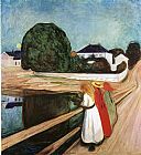 The Girls on the Bridge by Edvard Munch